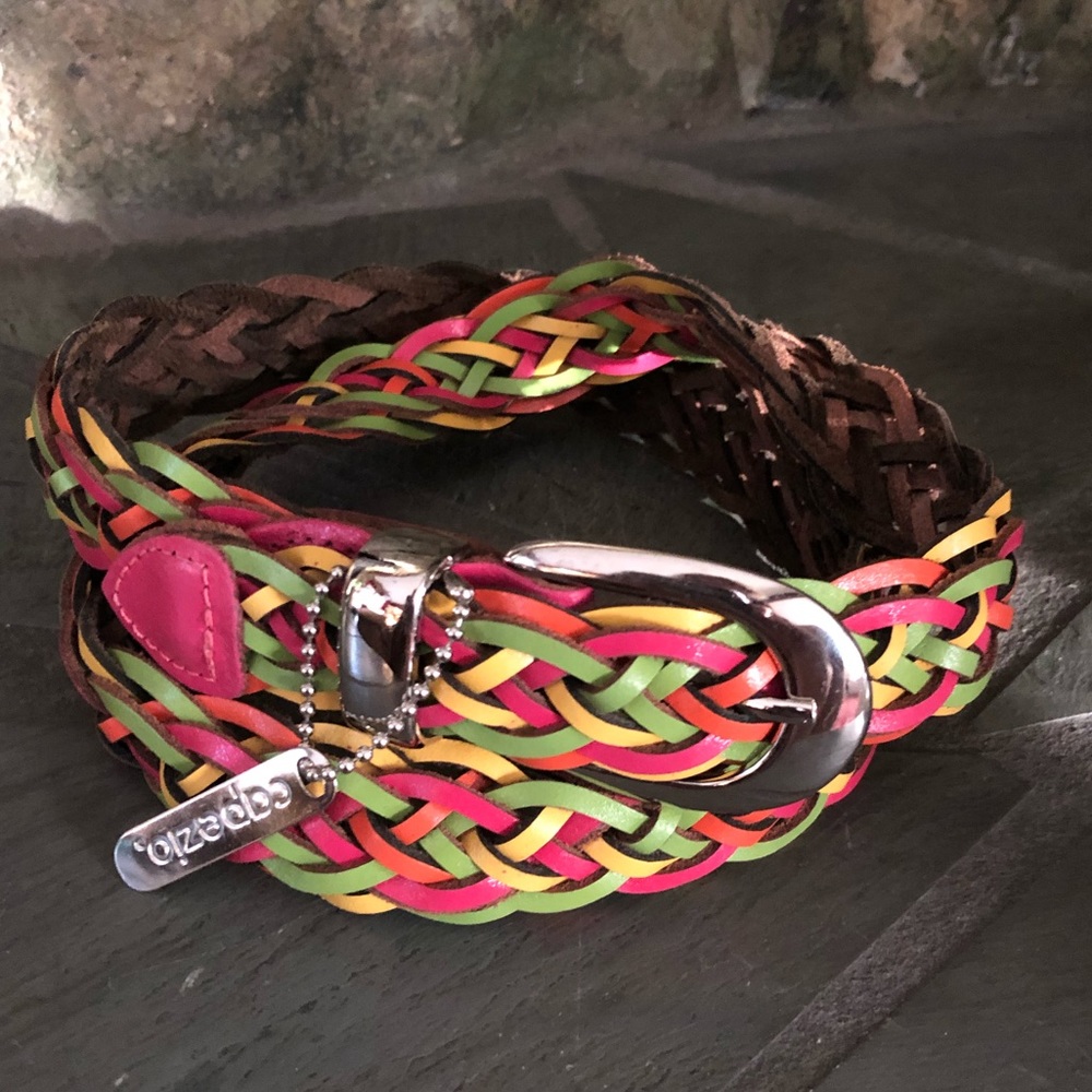 Capezio Belt Braided Leather